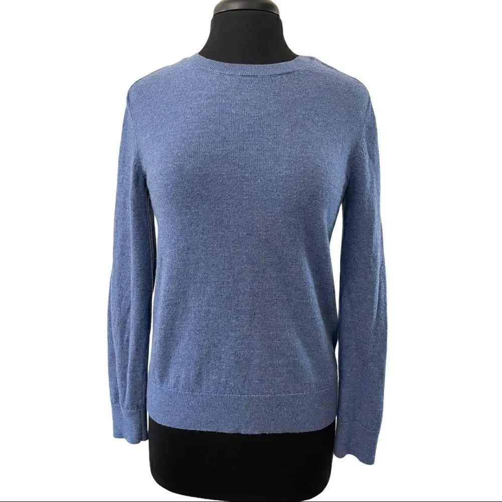 banana Republic Italian Merino Yarn Crewneck Sweater Sz S